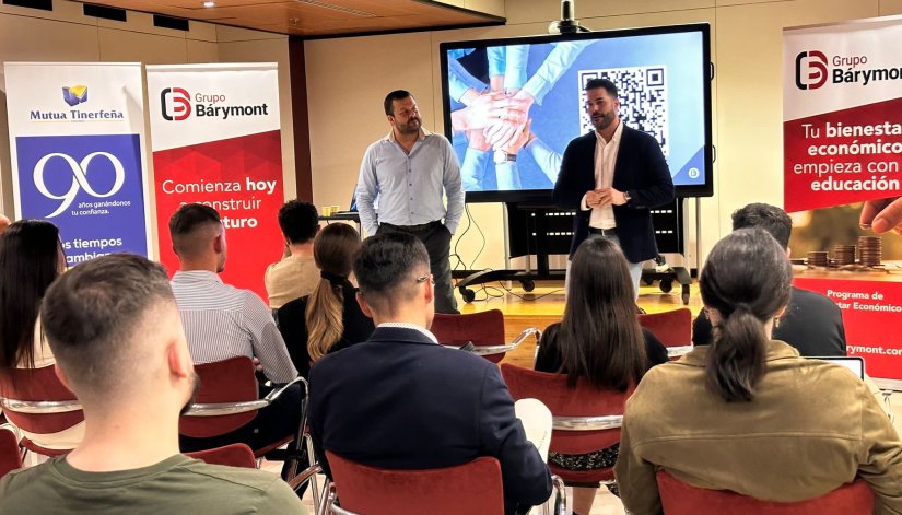 Grupo Bárymont y AJE Tenerife impulsan el futuro empresarial mediante la educación financiera para jóvenes empresarios y sus equipos